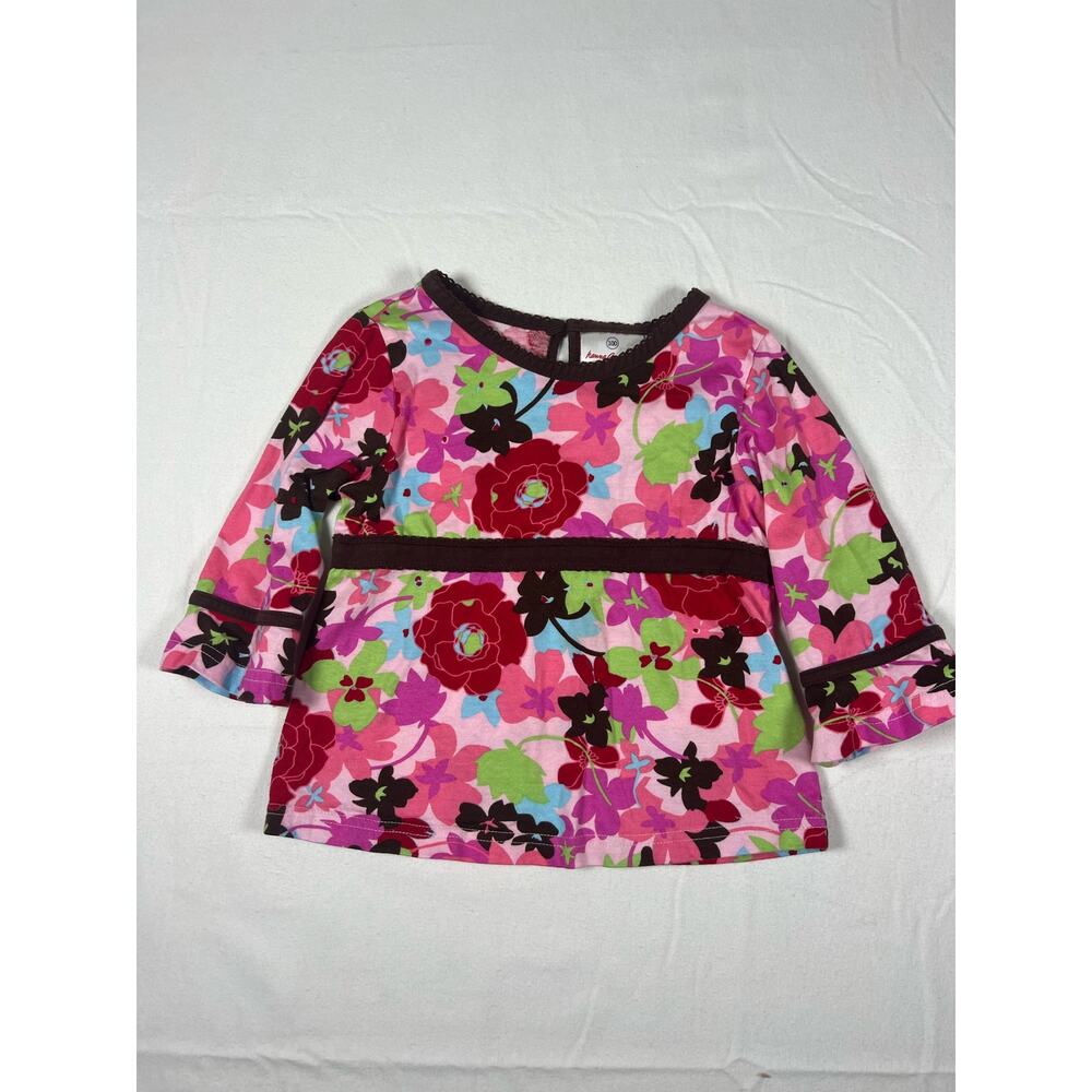 Hanna Anderson 100% Cotton Flare Arm Bold Colors Size 100 US 4T
